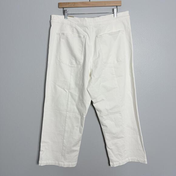 Madewell The Emmett Wide-Leg‎ Crop Jean: Welt Pocket Edition Size 33 - Picture 6 of 8